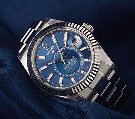 rolex sky dweller 2017 blue|rolex sky dweller blue price.